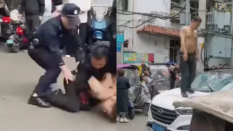 四川阆中砸车事件