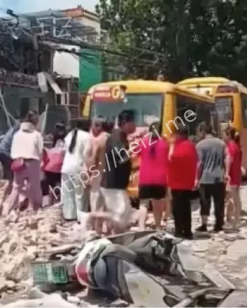 现场惨烈