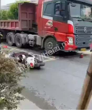 揭阳埔田路口大货车事故