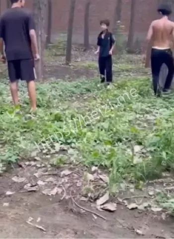 12岁男孩遭殴打全过程