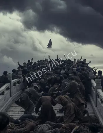 105人被活活踩死