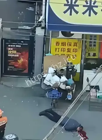 凶手跳楼自杀视频疯传