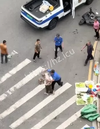 路人上前理论后遭抱摔