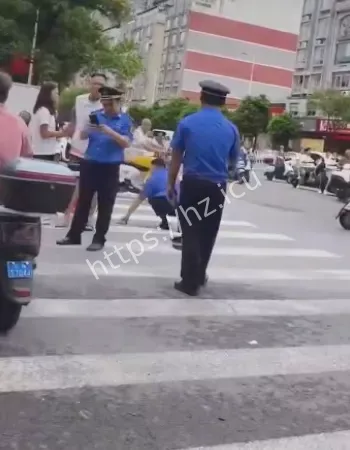 城管执法现场